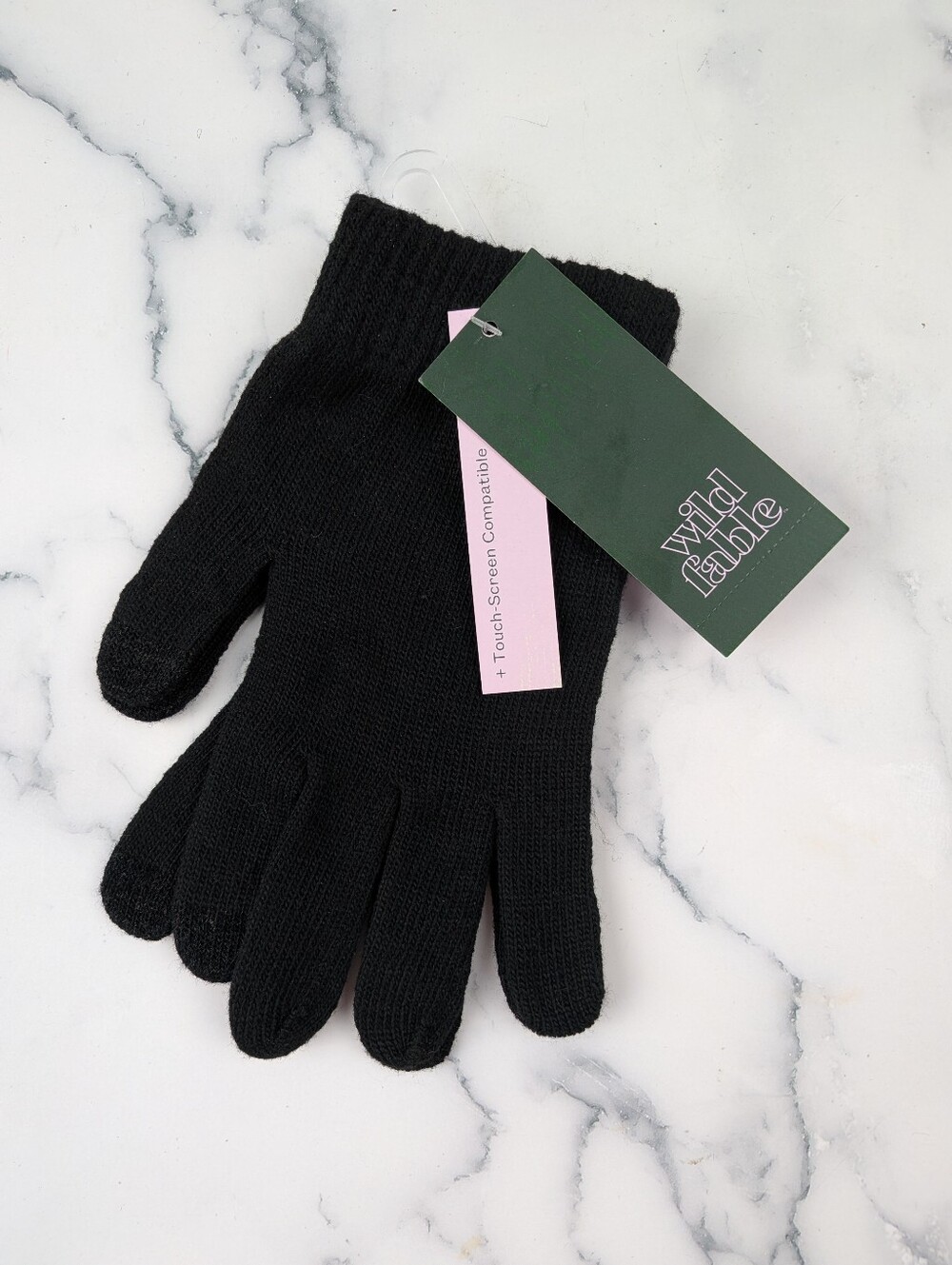Black Wild Fable knit gloves Touch Screen Compatible